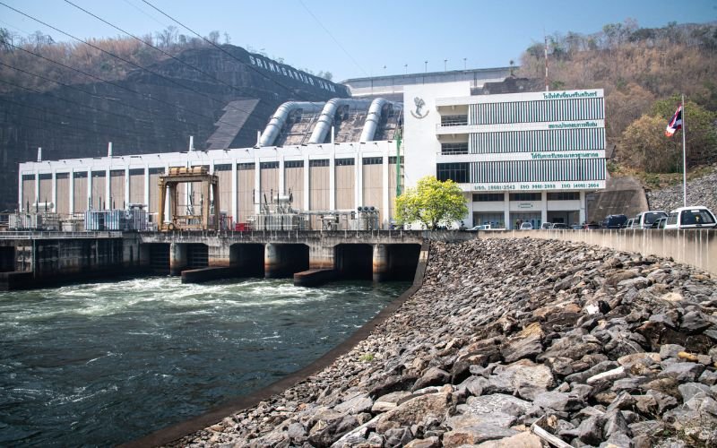 โรงไฟฟ้าพลังน้ำแบบสูบกลับ เขื่อนศรีนครินทร์ จ.กาญจนบุรี